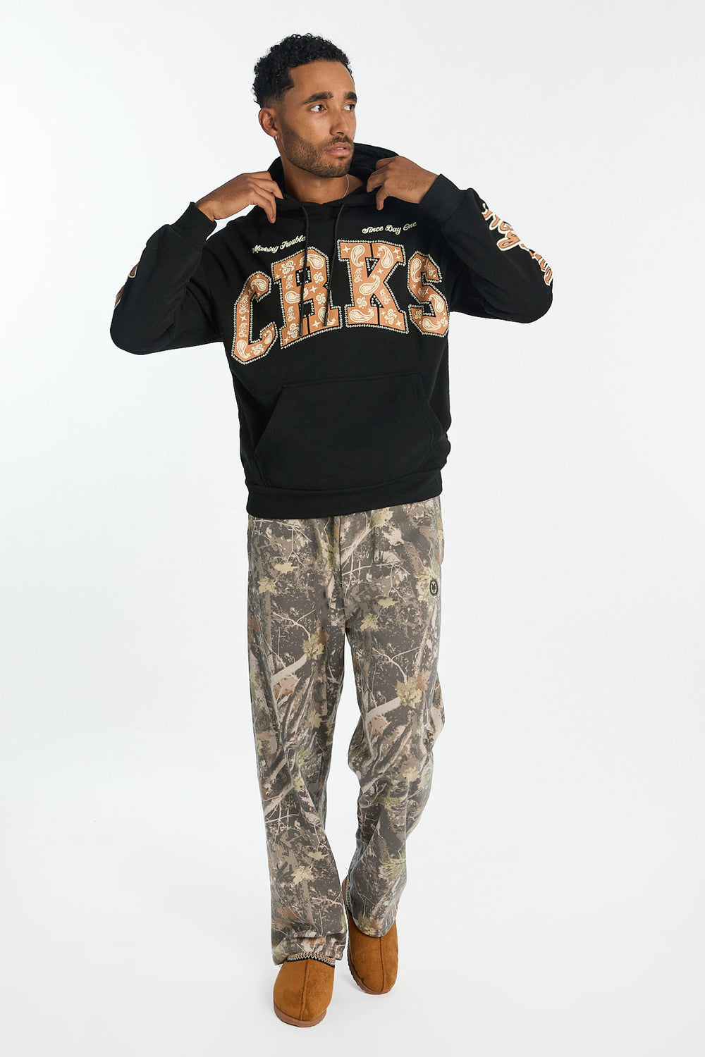 Mens Crooks & Castles Bear Hoodie Mens Crooks & Castles Bear Hoodie