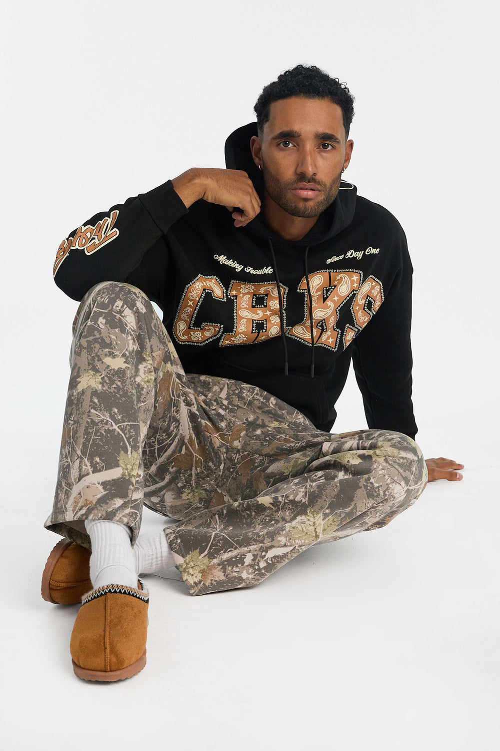 Mens Crooks & Castles Bear Hoodie Mens Crooks & Castles Bear Hoodie