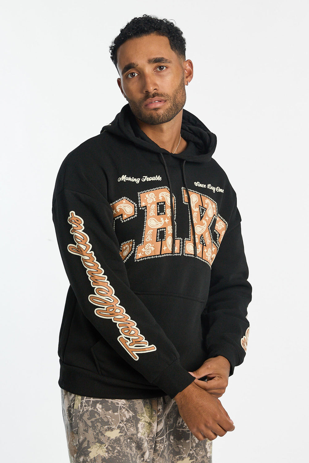 Mens Crooks & Castles Bear Hoodie Mens Crooks & Castles Bear Hoodie