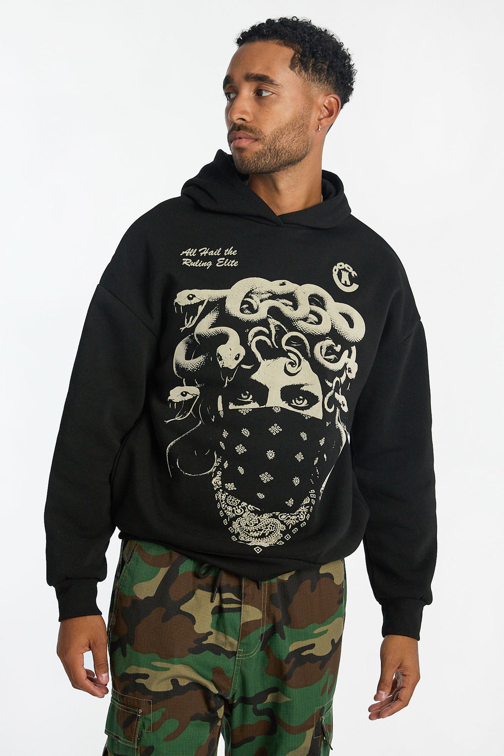Mens Crooks & Castles Medusa Hoodie Mens Crooks & Castles Medusa Hoodie