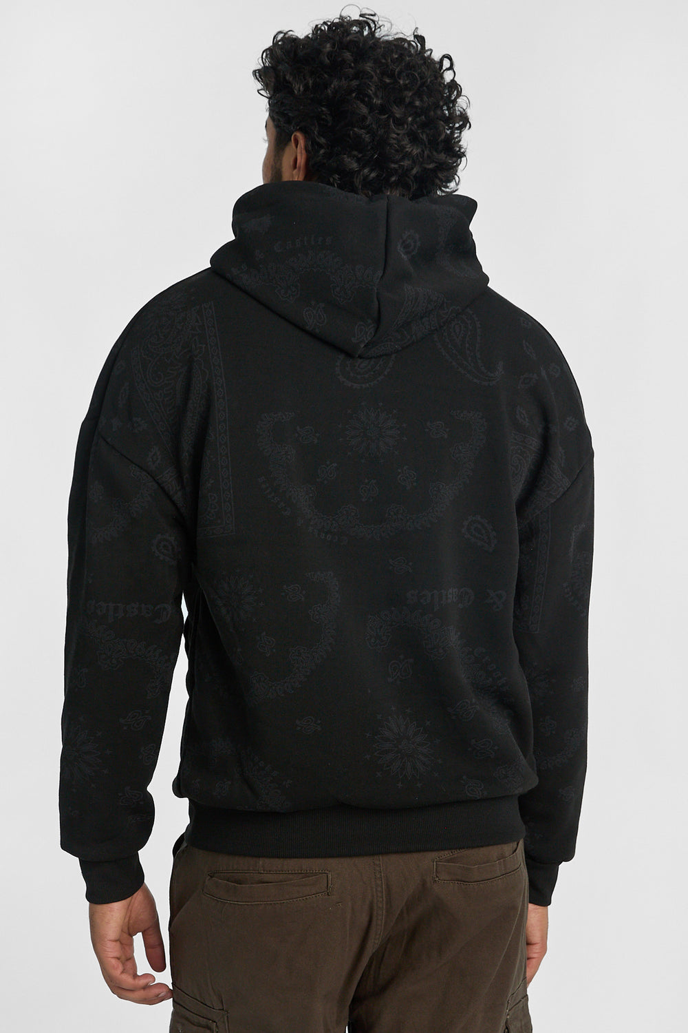 Mens Crooks & Castles Paisley Hoodie Mens Crooks & Castles Paisley Hoodie