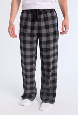 West49 Mens Grey Plaid Pajama Bottoms