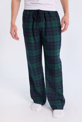 West49 Mens Green Plaid Pajama Bottoms