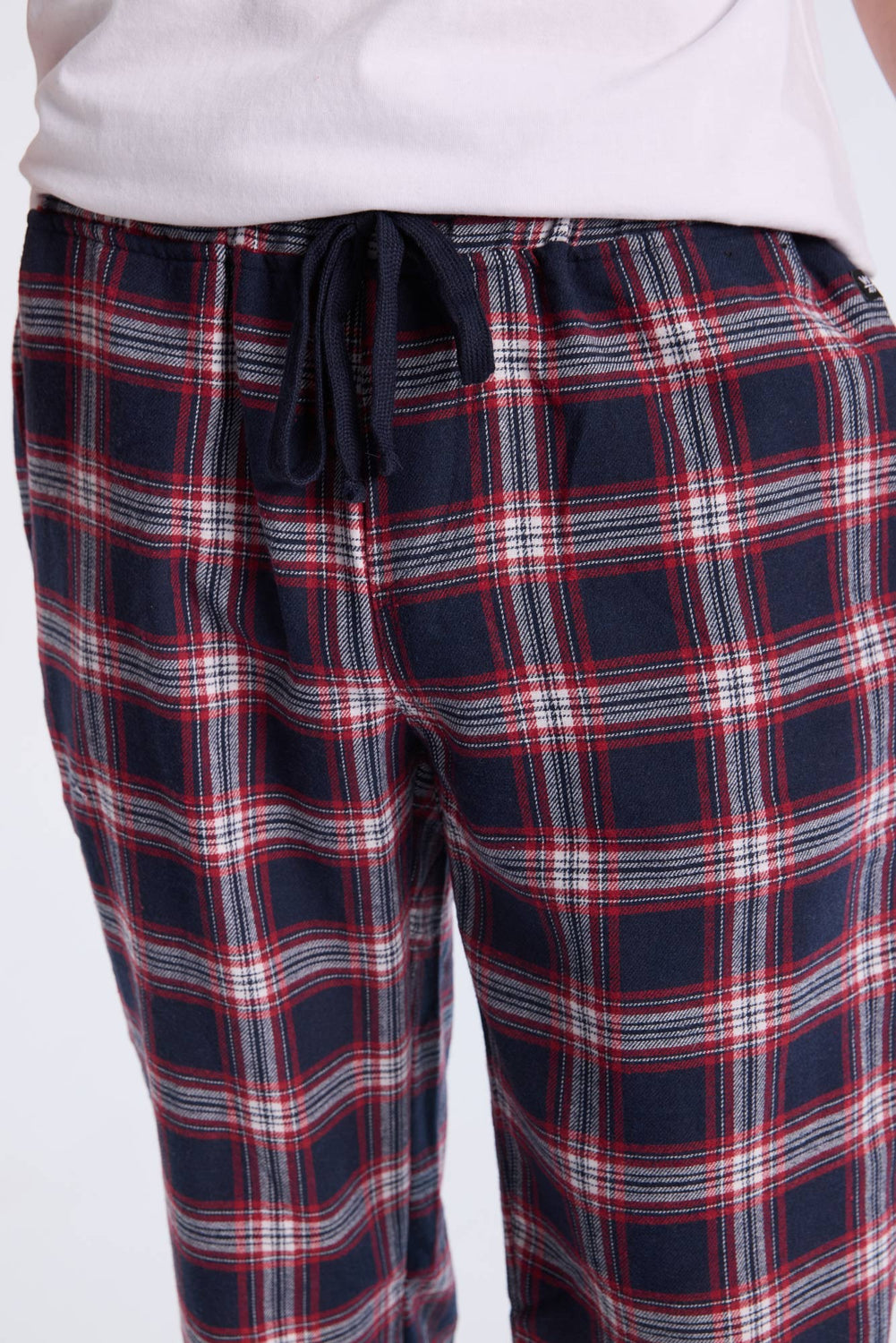 West49 Mens Navy Plaid Pajama Bottoms West49 Mens Navy Plaid Pajama Bottoms