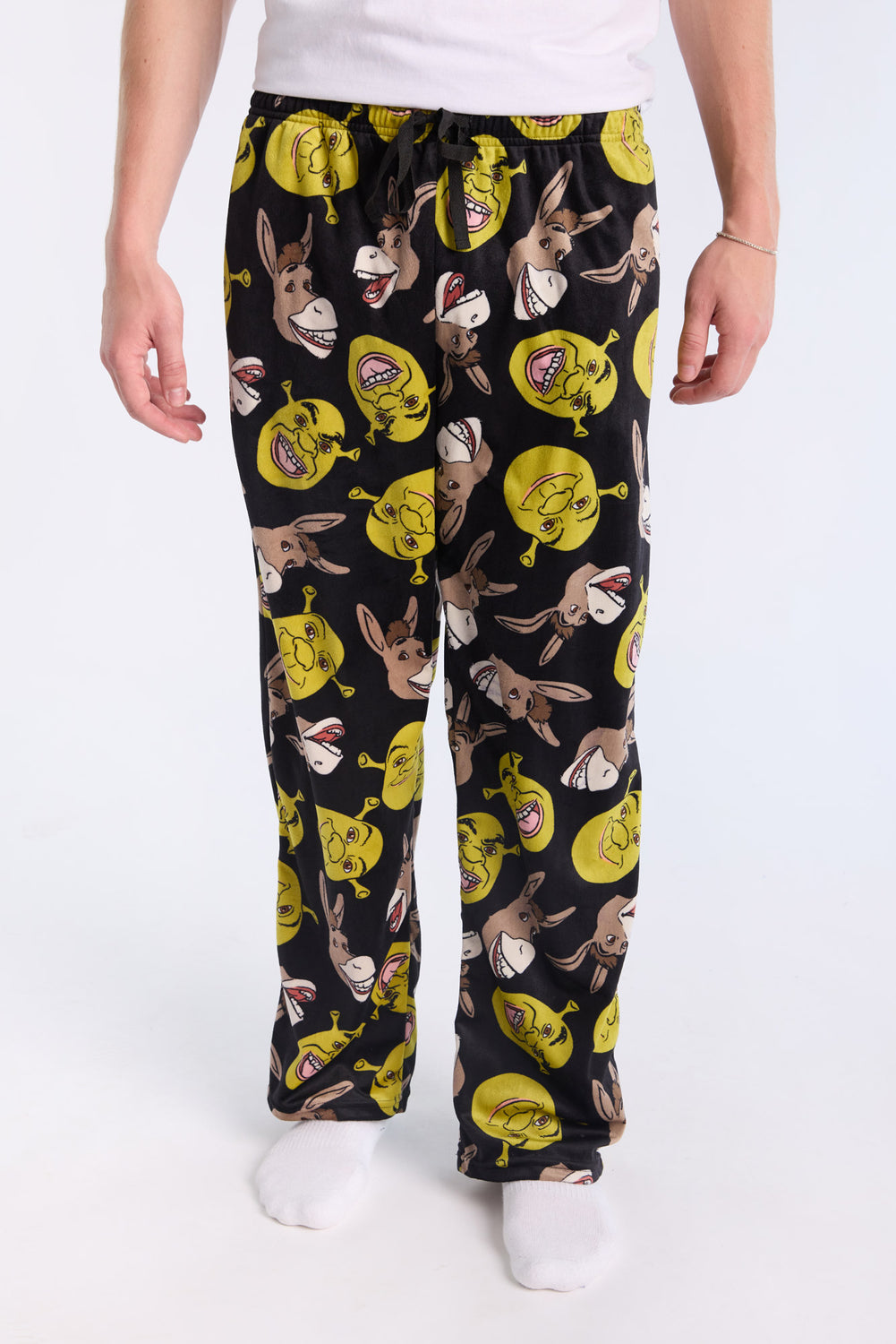 Mens Shrek & Donkey Pajama Bottoms Mens Shrek & Donkey Pajama Bottoms