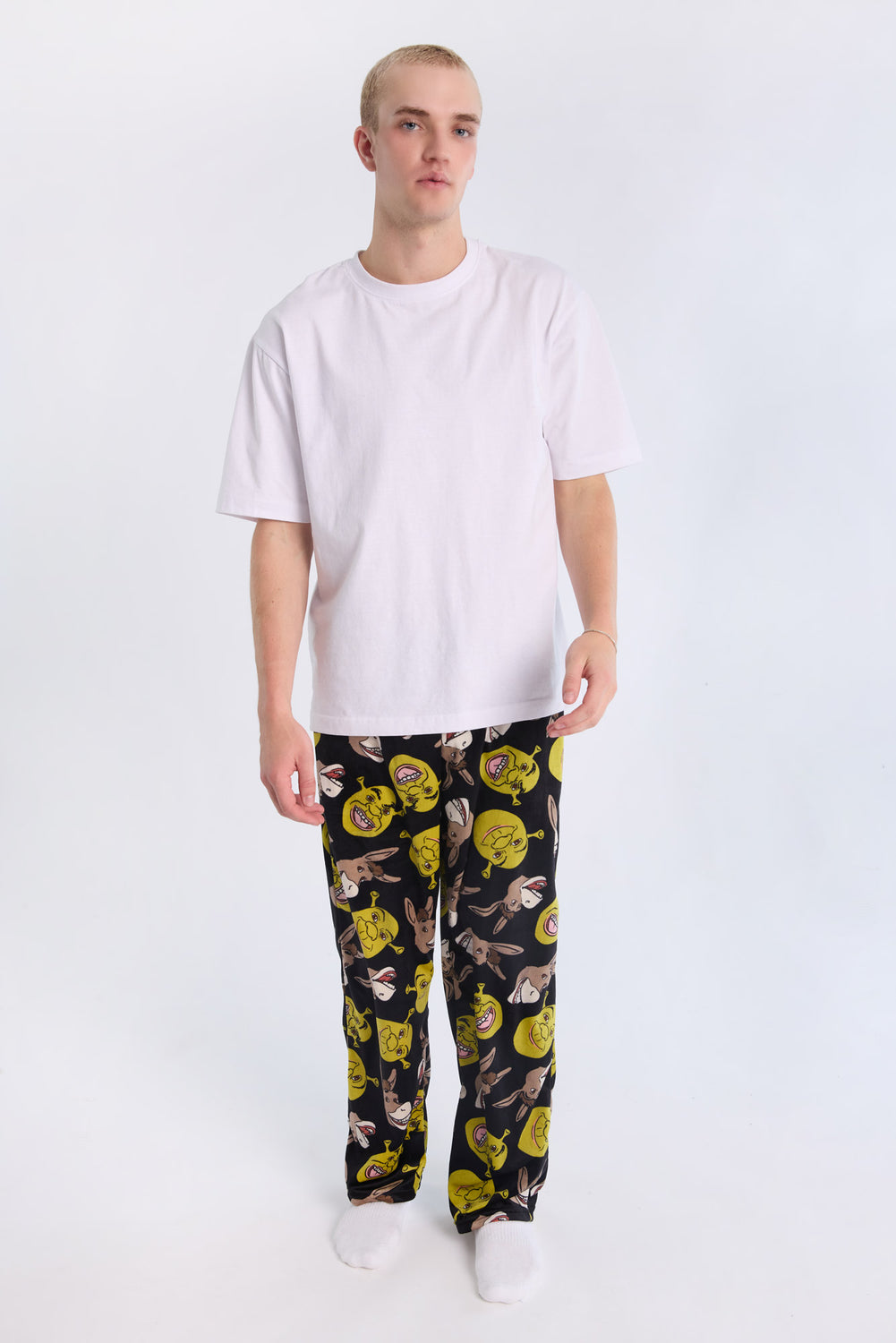 Mens Shrek & Donkey Pajama Bottoms Mens Shrek & Donkey Pajama Bottoms