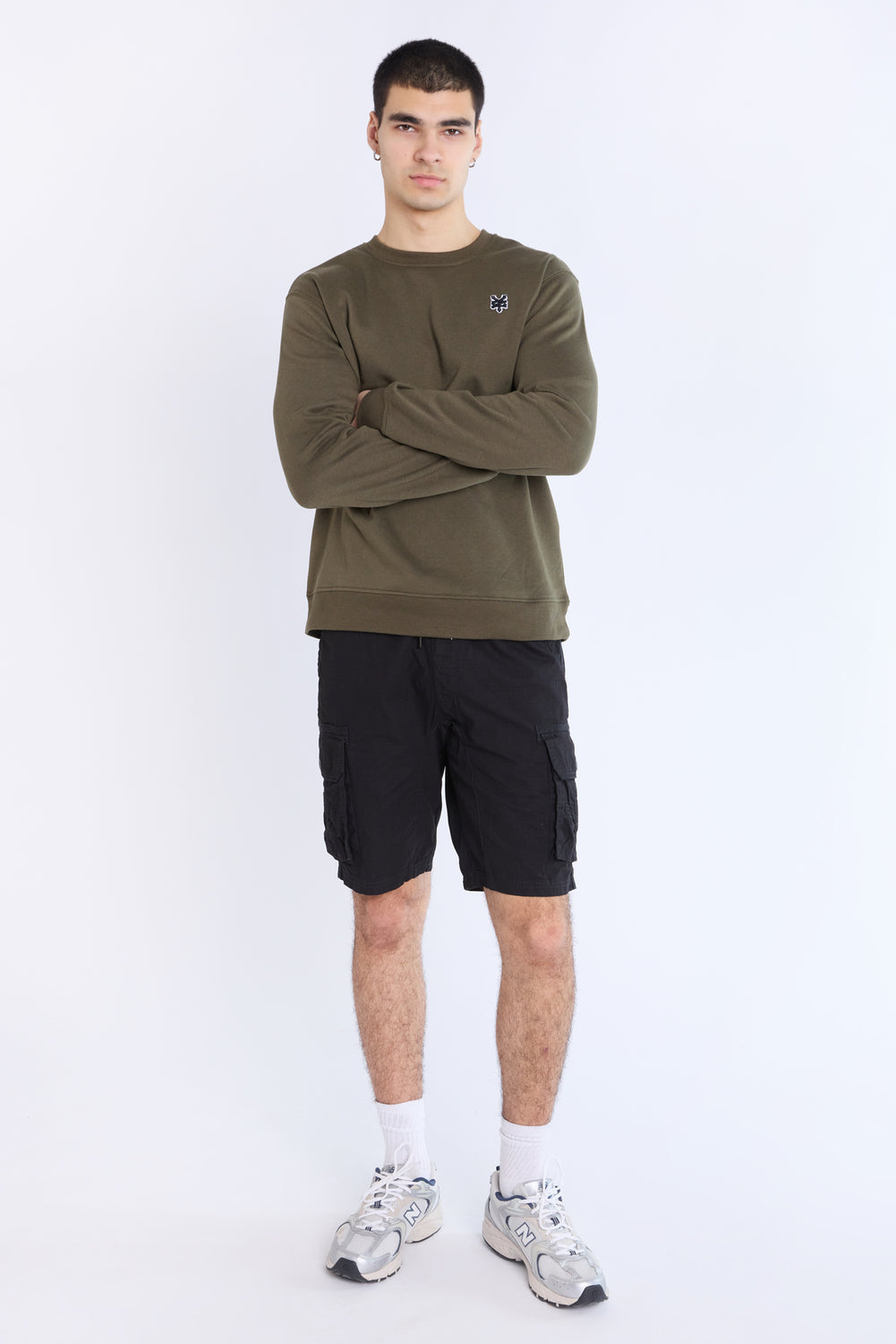 Short jogger cargo en sergé homme Short jogger cargo en sergé homme