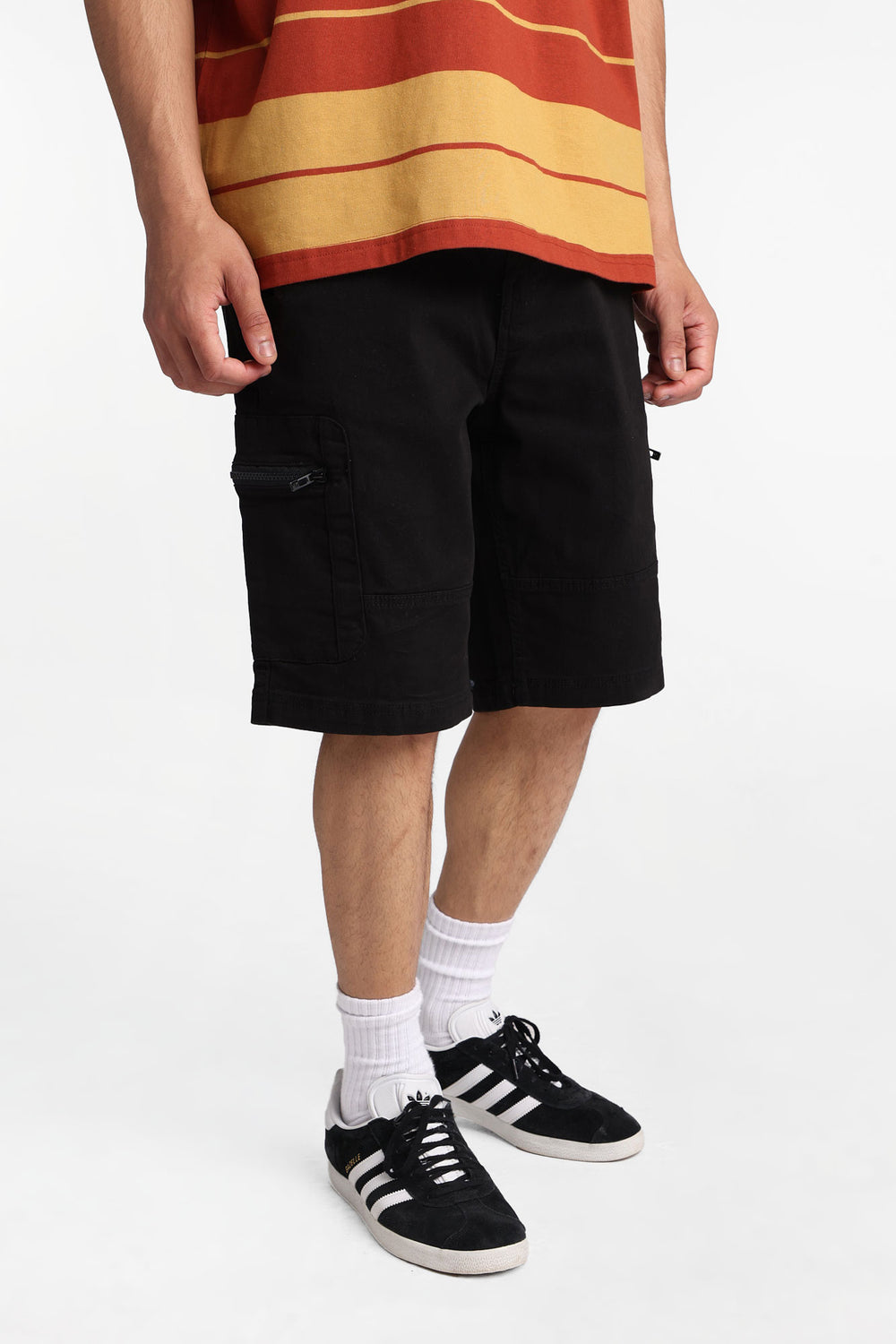 Short cargo en sergé à poches zippées Zoo York 11 po Short cargo en sergé à poches zippées Zoo York 11 po