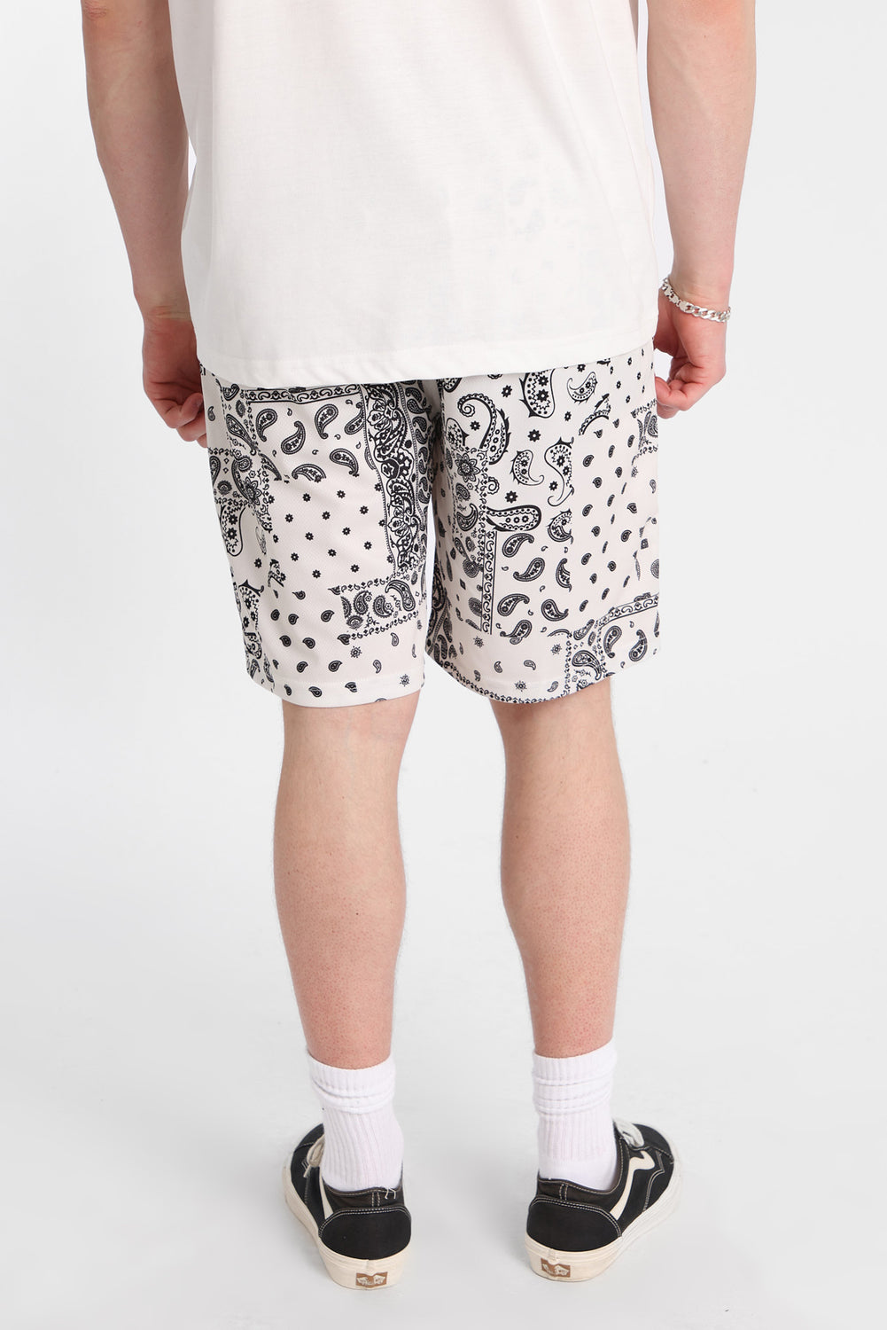 Short en maille imprimé bandana Arsenic Short en maille imprimé bandana Arsenic