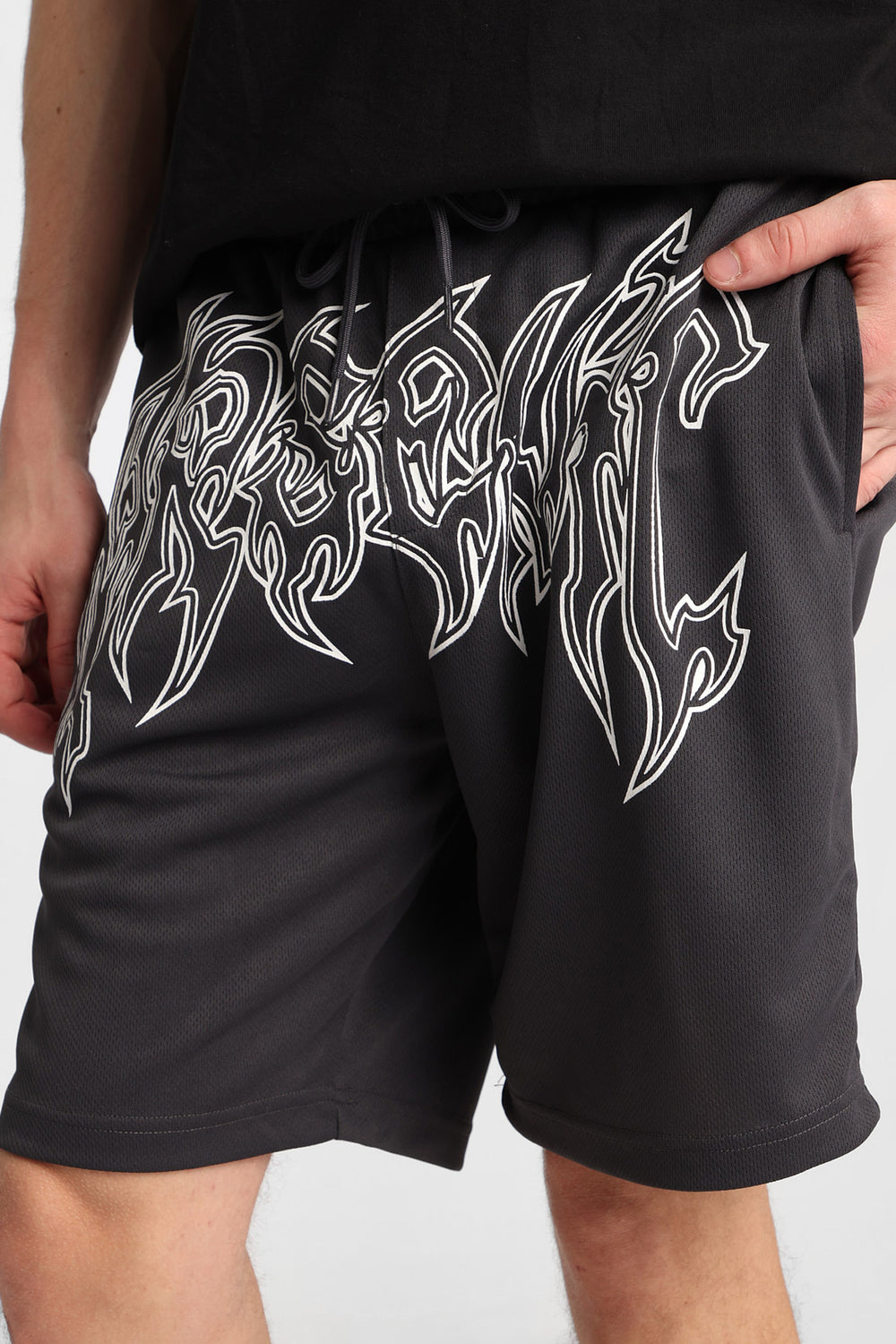 Arsenic Graphic Logo Mesh Shorts Arsenic Graphic Logo Mesh Shorts