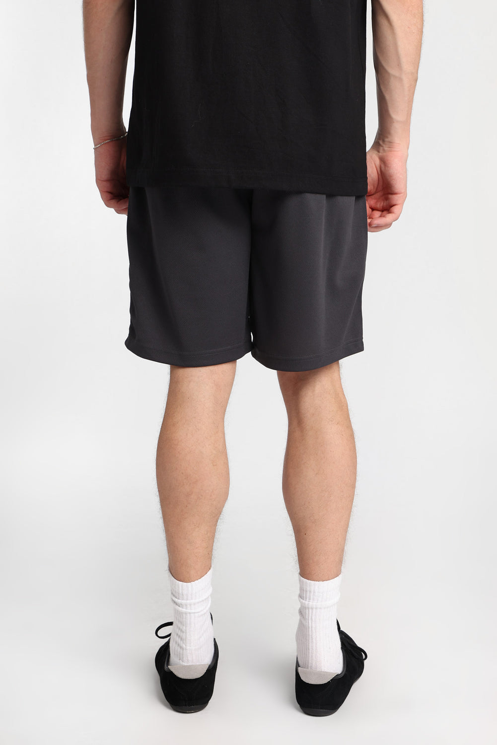 Short en maille imprimé logo Arsenic Short en maille imprimé logo Arsenic