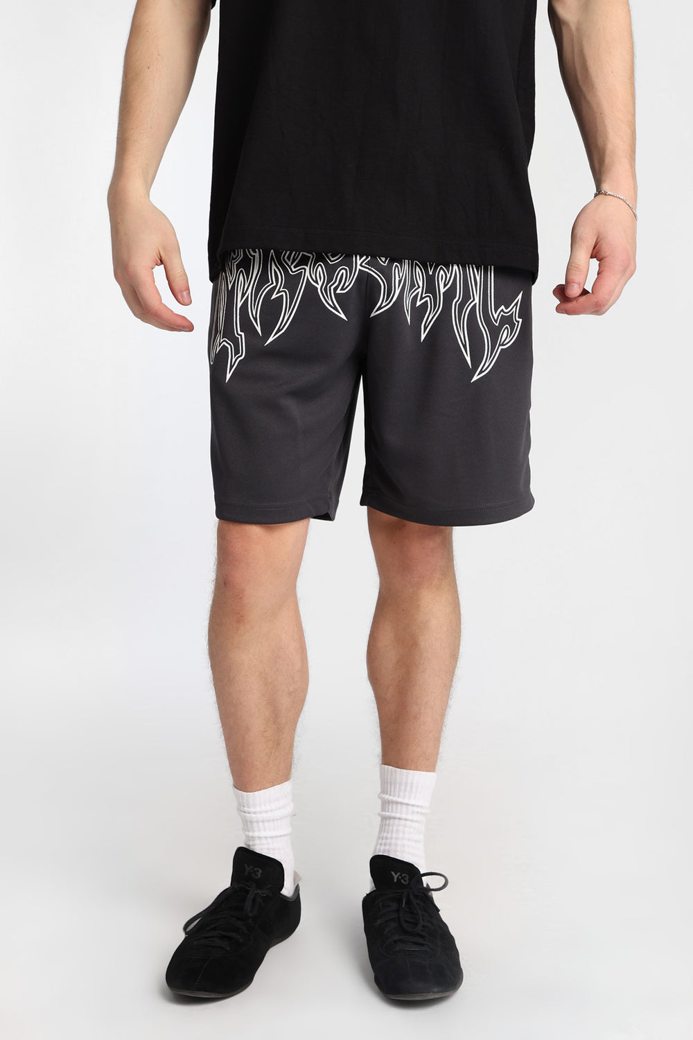 Arsenic Graphic Logo Mesh Shorts Arsenic Graphic Logo Mesh Shorts