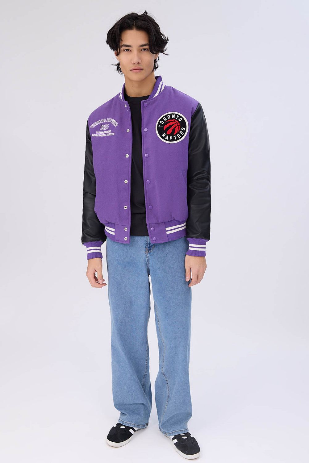 Veste bomber universitaire Toronto Raptors homme Veste bomber universitaire Toronto Raptors homme