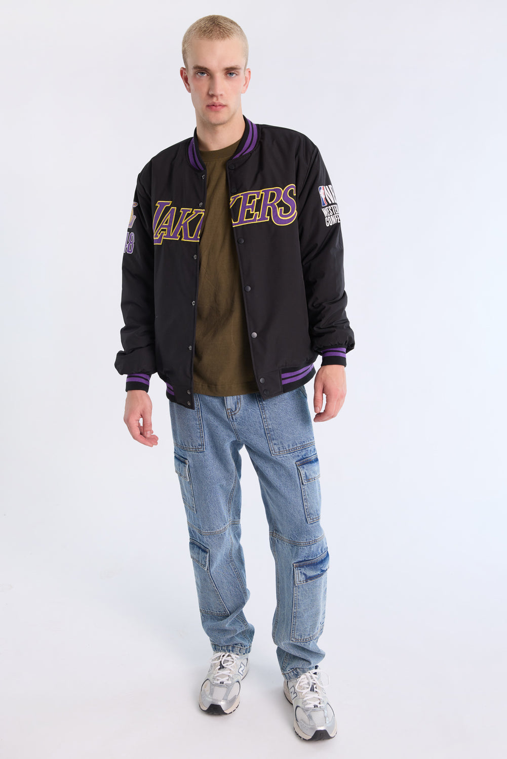 Veste bomber LA Lakers homme Veste bomber LA Lakers homme