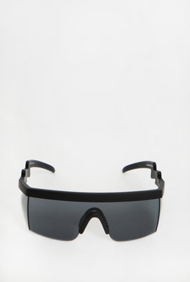 West49 Black Shield Sunglasses