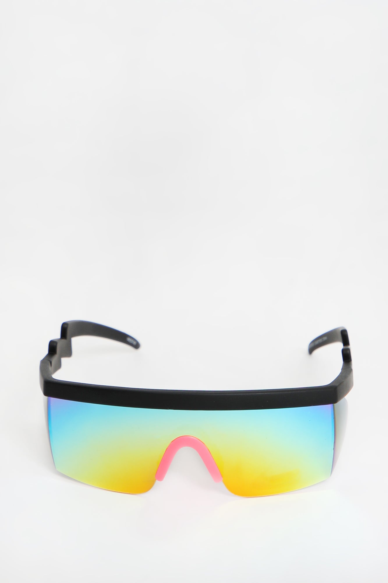 West49 Mirror Shield Sunglasses - Black / O/S