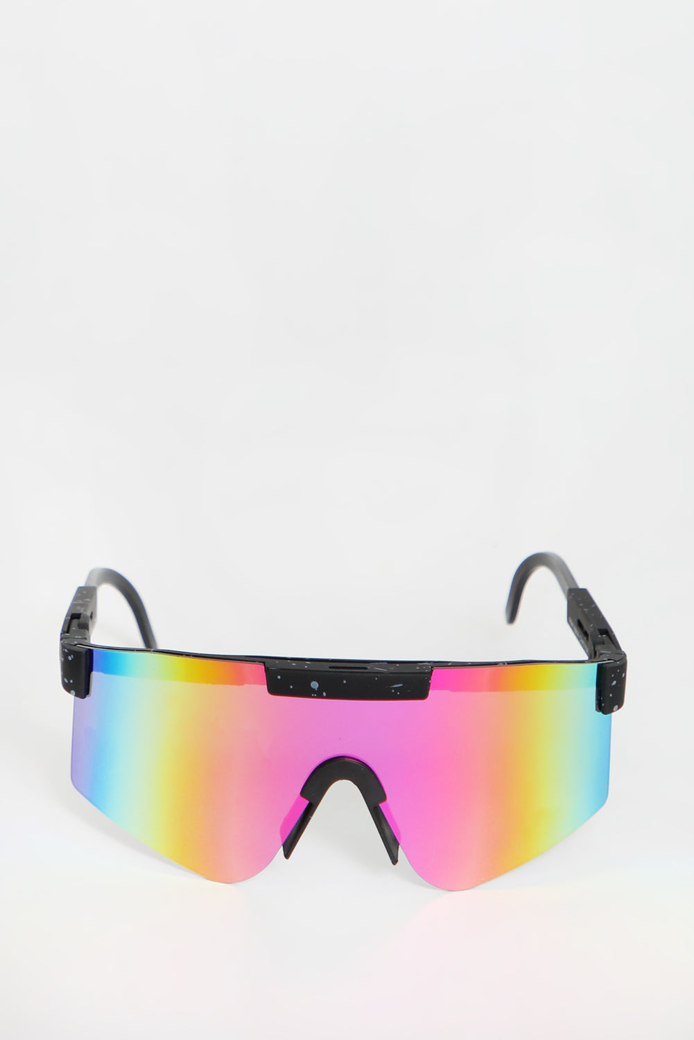 West49 Black Splatter Shield Sunglasses West49 Black Splatter Shield Sunglasses