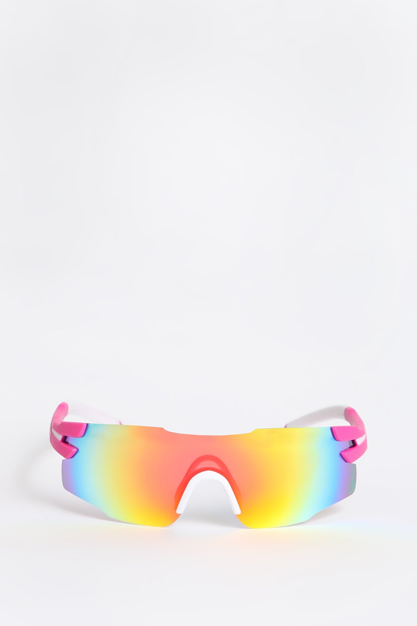 West49 Sport Shield Sunglasses - Pink / O/S