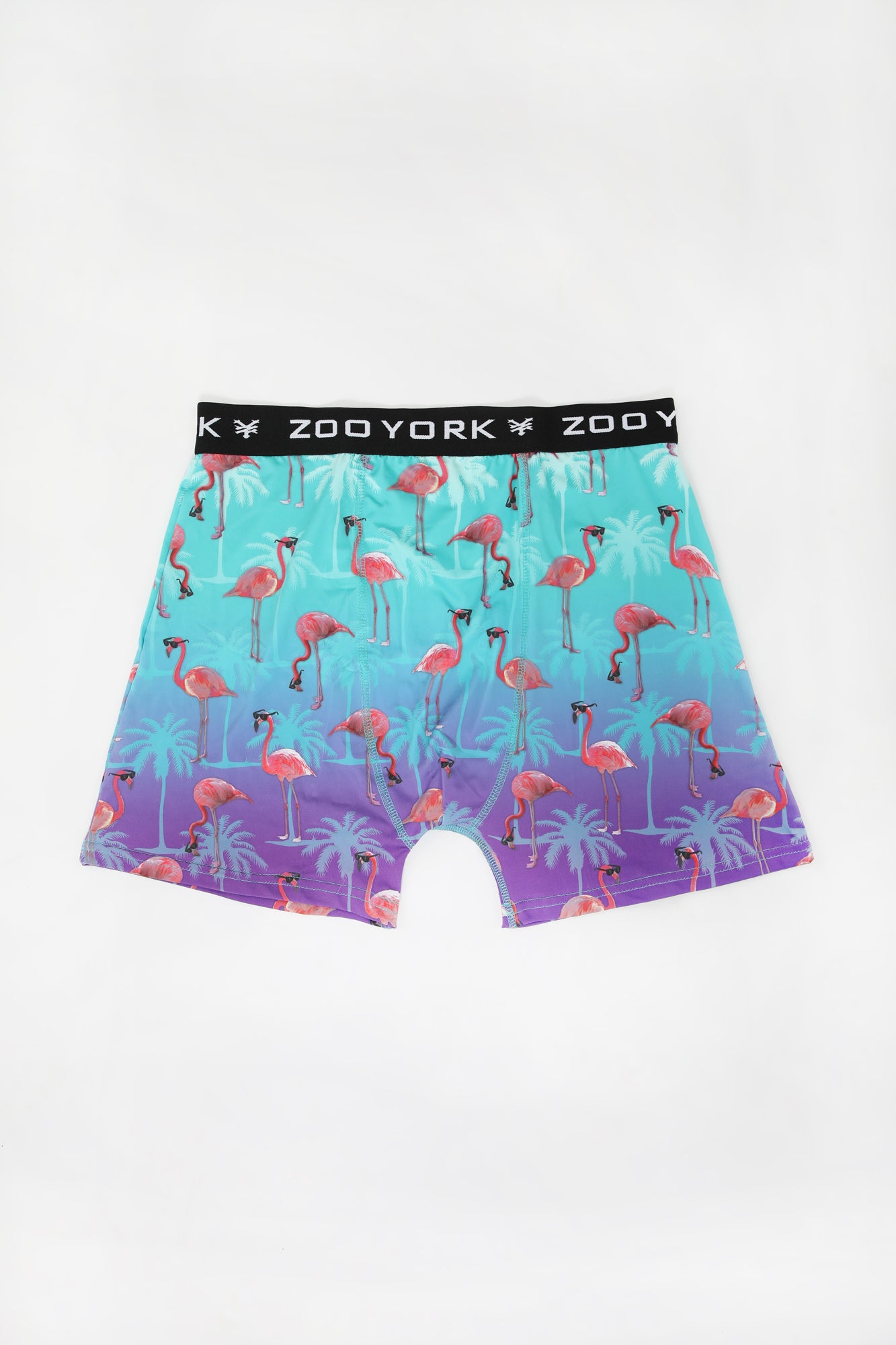 Zoo York Mens Flamingo Boxer Brief - Purple /
