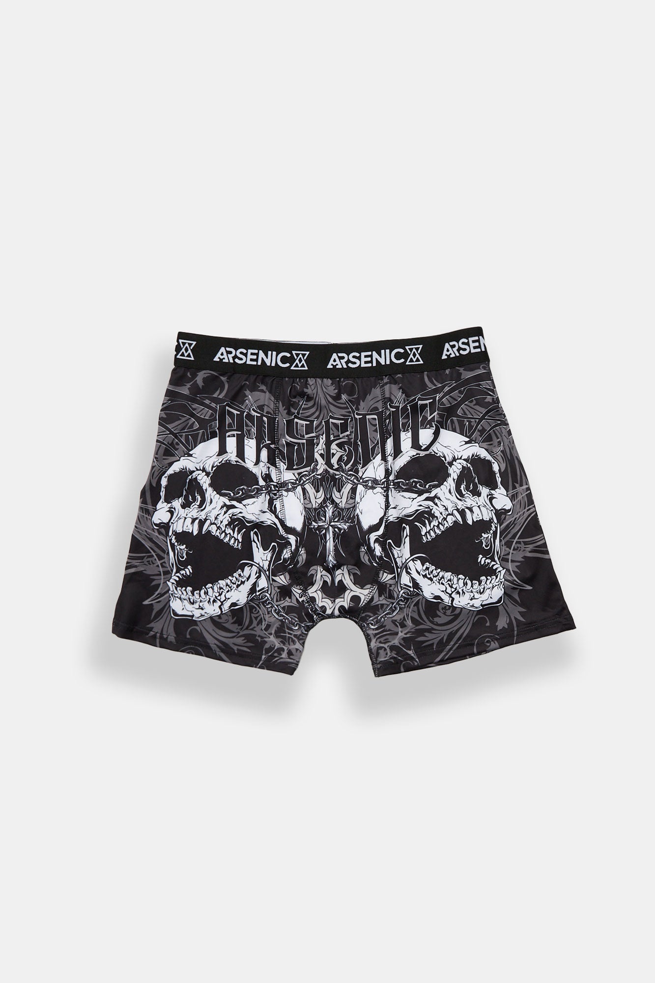 Arsenic Screaming Skulls Boxer Brief - Black /