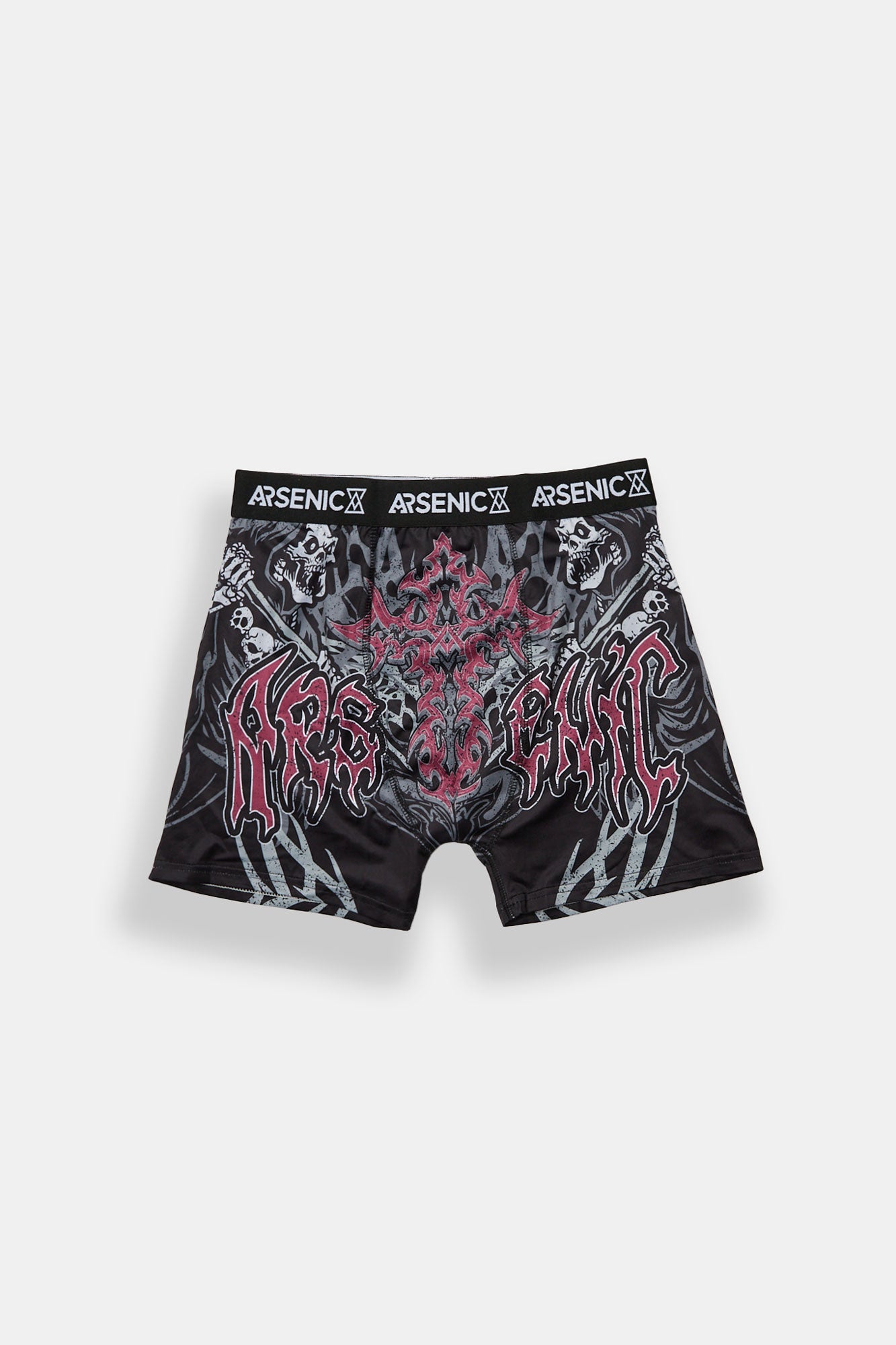Arsenic Reaper Cross Boxer Brief - Black /