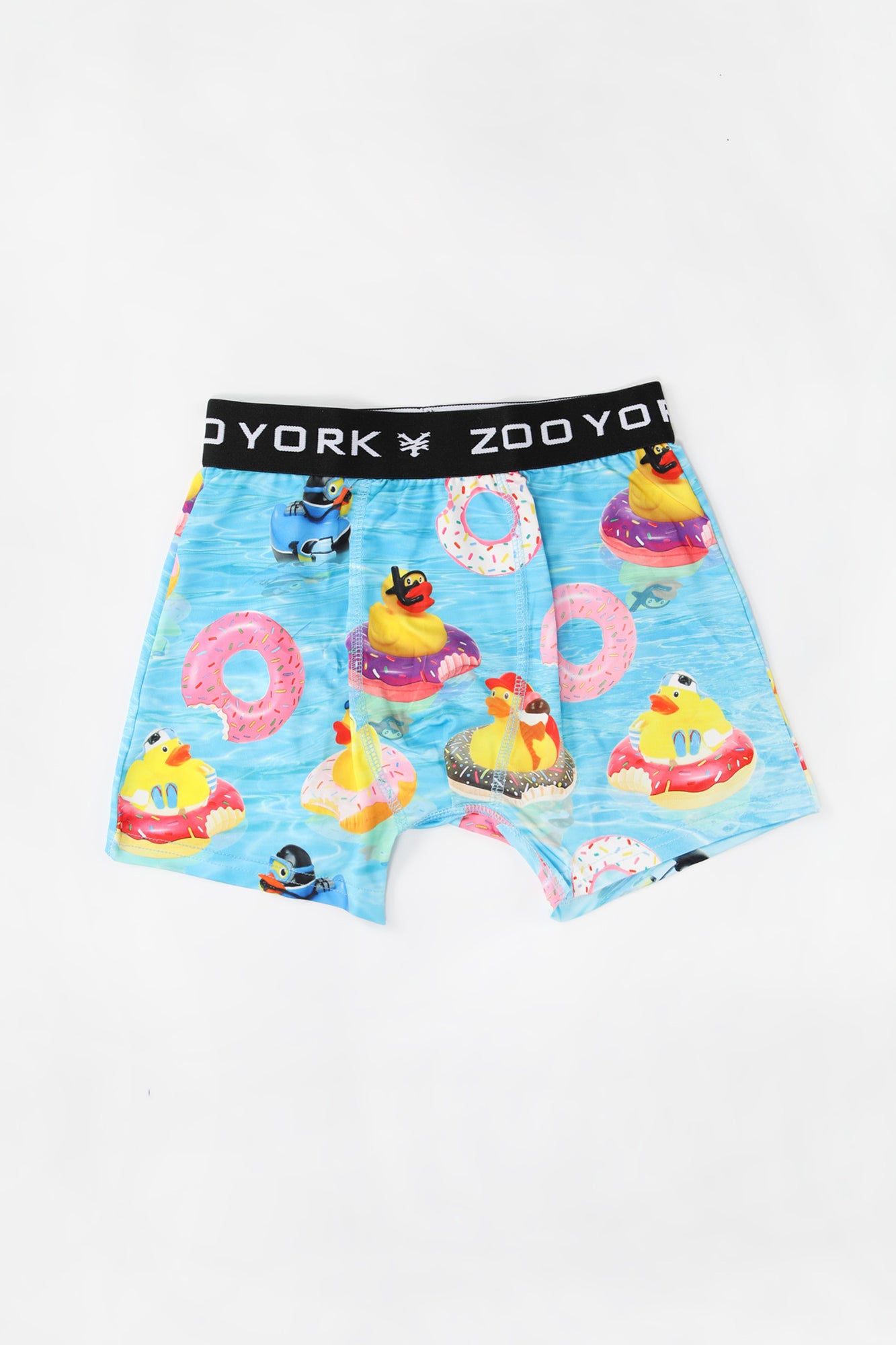 Zoo York Mens Rubber Duckies Boxer Brief - Light Blue /