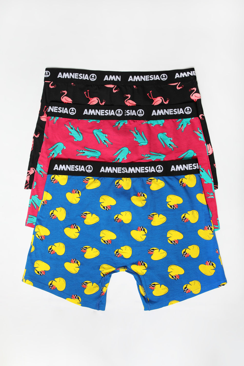 3 Paires de Boxer Imprimés Animaux Amnesia Homme Multi