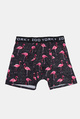 Boxer imprimé flamants roses Zoo York homme