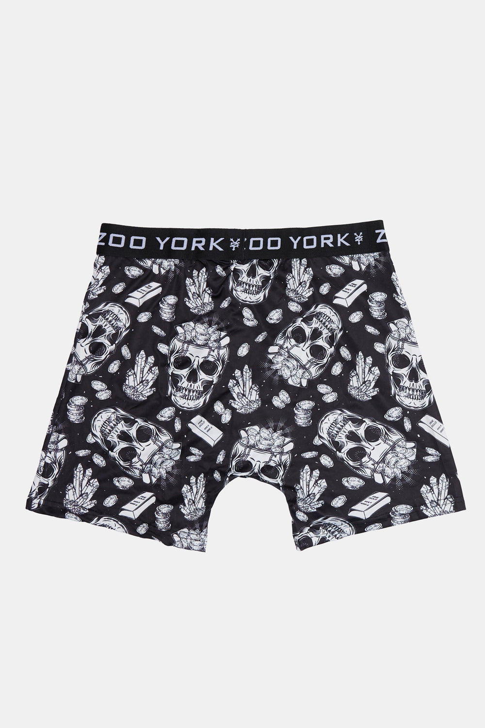 Zoo York Mens Black & White Skulls Boxer Brief Zoo York Mens Black & White Skulls Boxer Brief