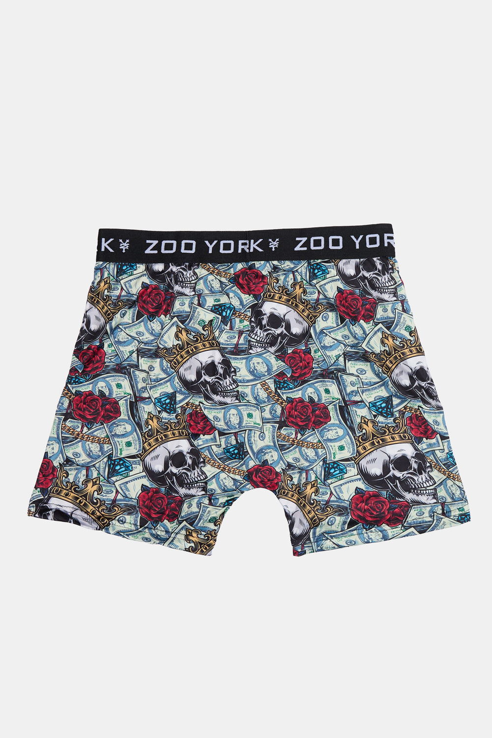 Zoo York Mens Money & Skulls Boxer Brief Zoo York Mens Money & Skulls Boxer Brief