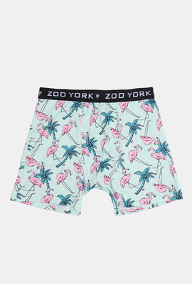 Boxer imprimé flamants roses Zoo York homme