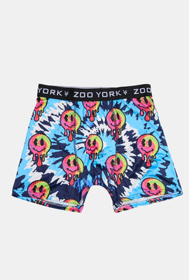 Boxer imprimé smileys tie-dye Zoo York homme