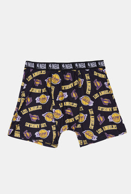 Mens LA Lakers Print Boxer Brief