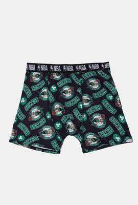 Mens Boston Celtics Print Boxer Brief