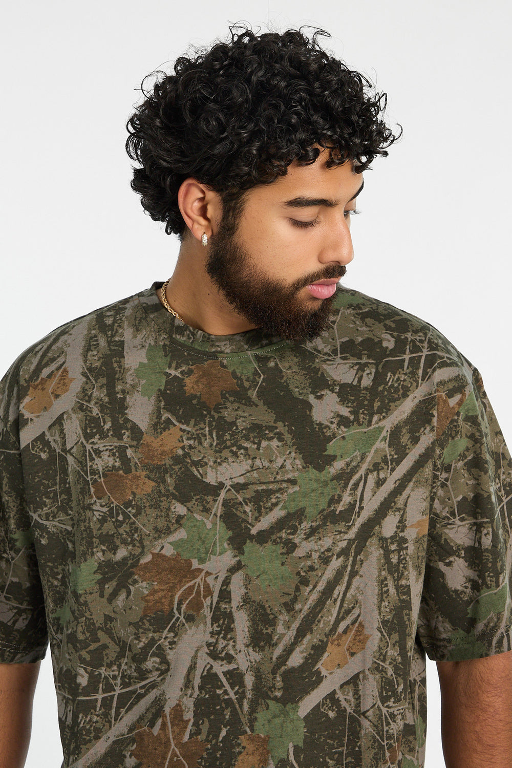 Zoo York Mens Tree Camo Oversized Tee Zoo York Mens Tree Camo Oversized Tee