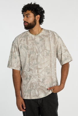 Zoo York Mens Tree Camo Oversized Tee