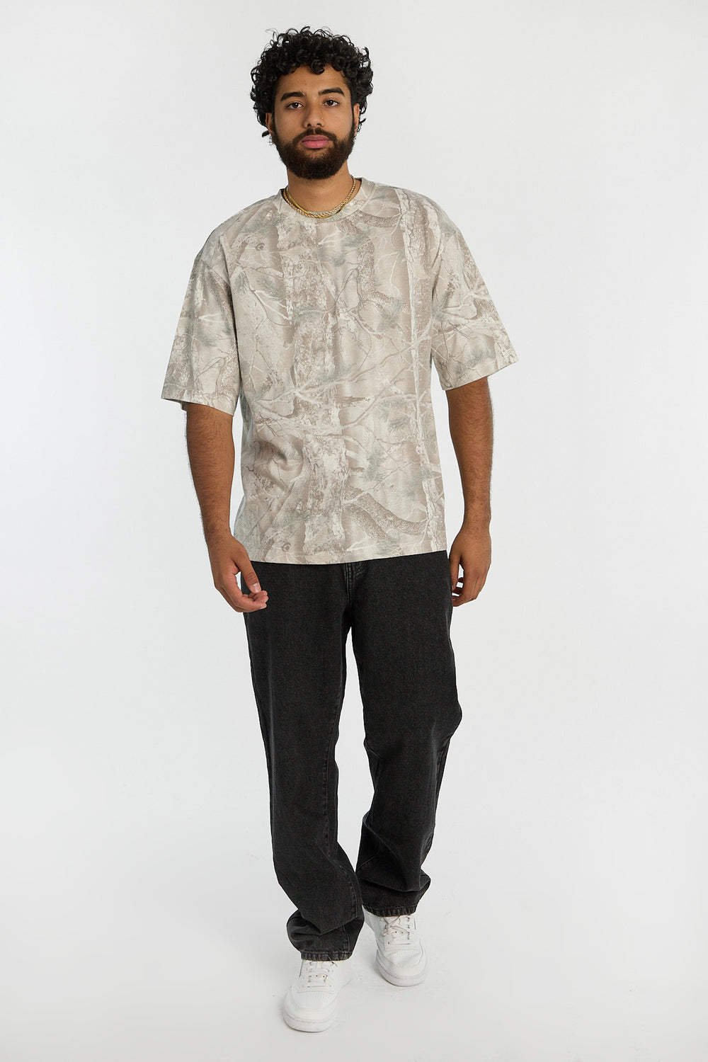 Zoo York Mens Tree Camo Oversized Tee Zoo York Mens Tree Camo Oversized Tee