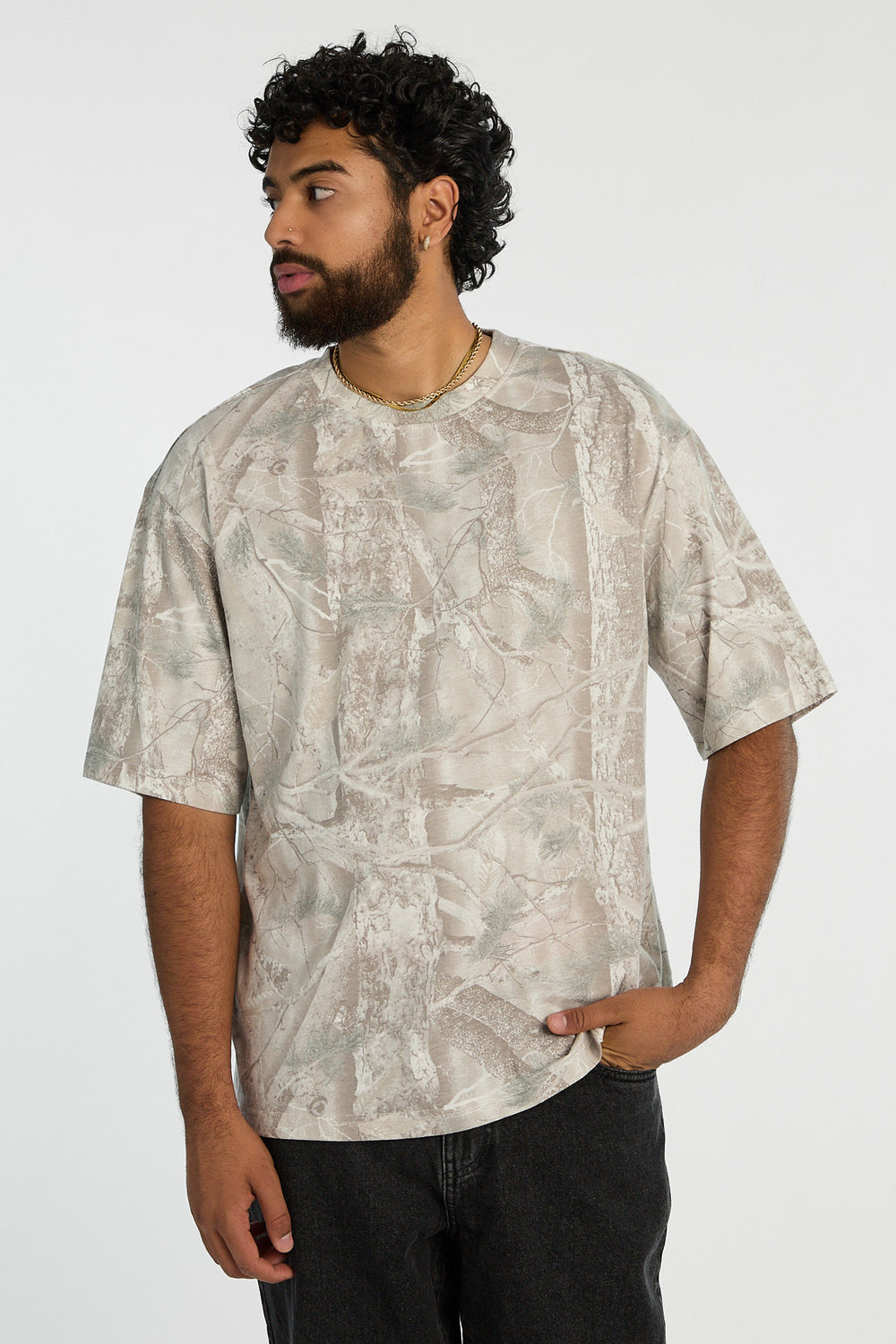 Zoo York Mens Tree Camo Oversized Tee Zoo York Mens Tree Camo Oversized Tee