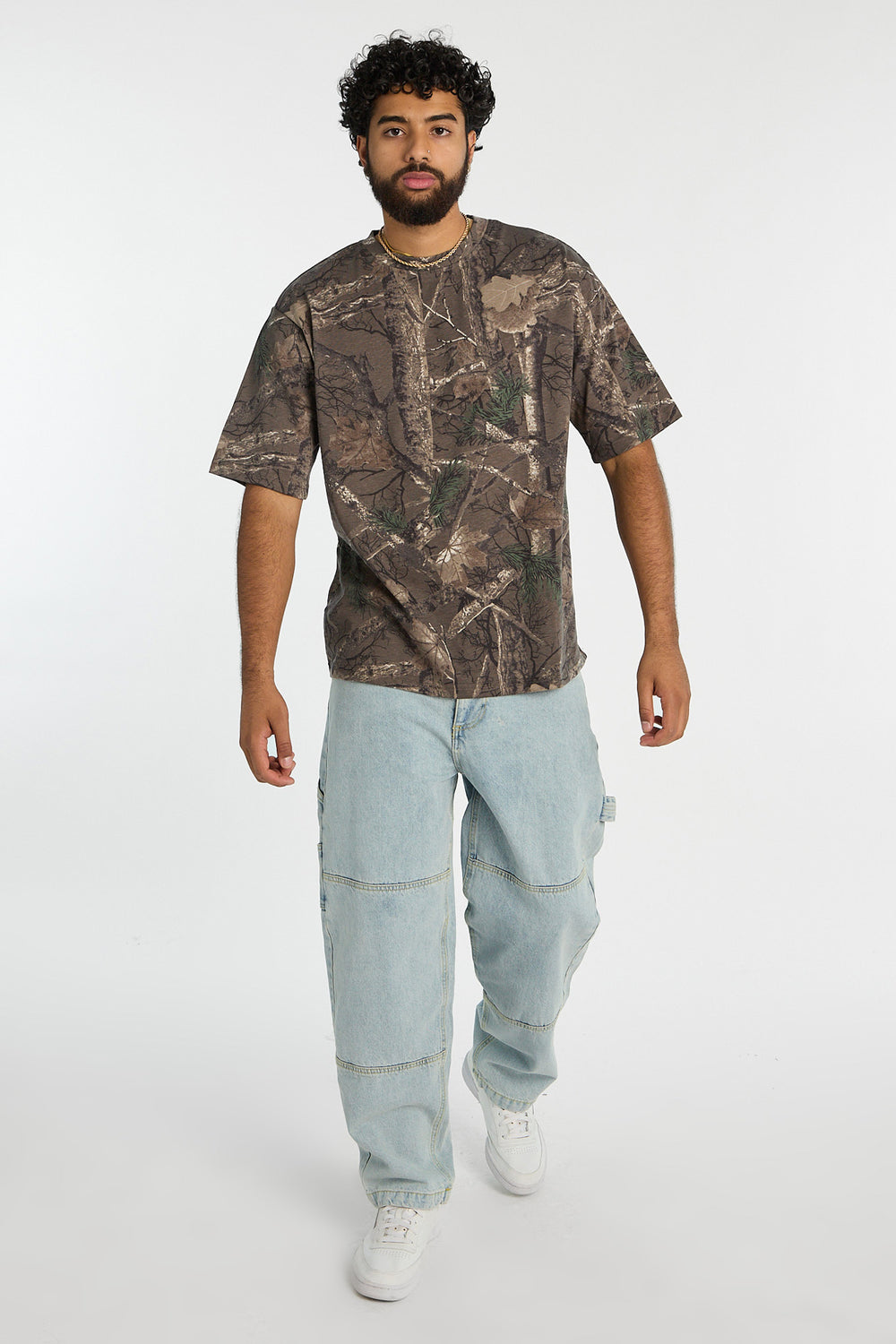 Zoo York Mens Tree Camo Oversized Tee Zoo York Mens Tree Camo Oversized Tee