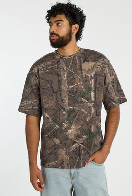 Zoo York Mens Tree Camo Oversized Tee