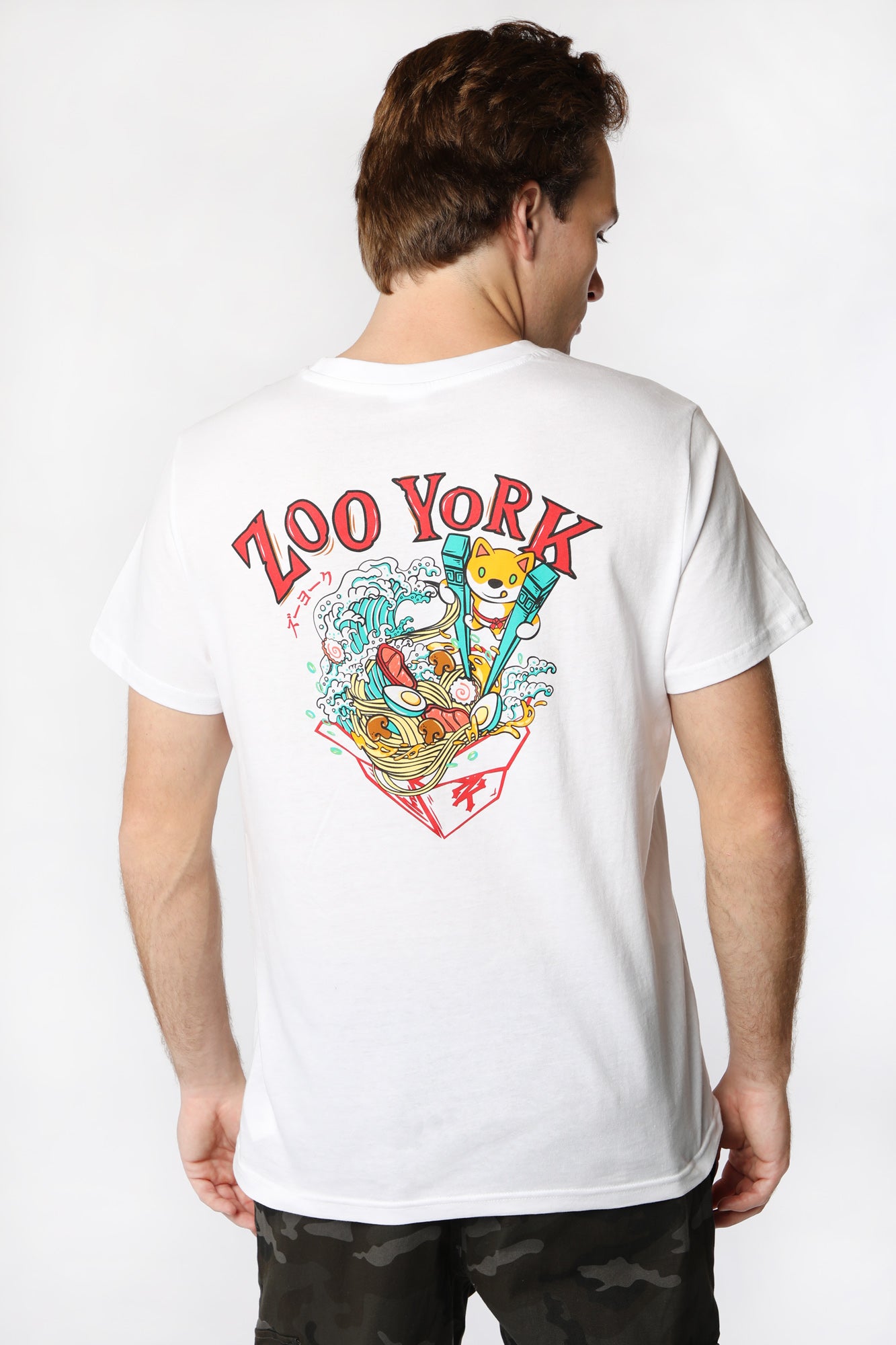 Zoo York Mens Take-Out Print T-Shirt - White /