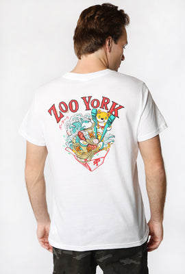 T-Shirt Imprimé Nouilles à Emporter Zoo York Homme
