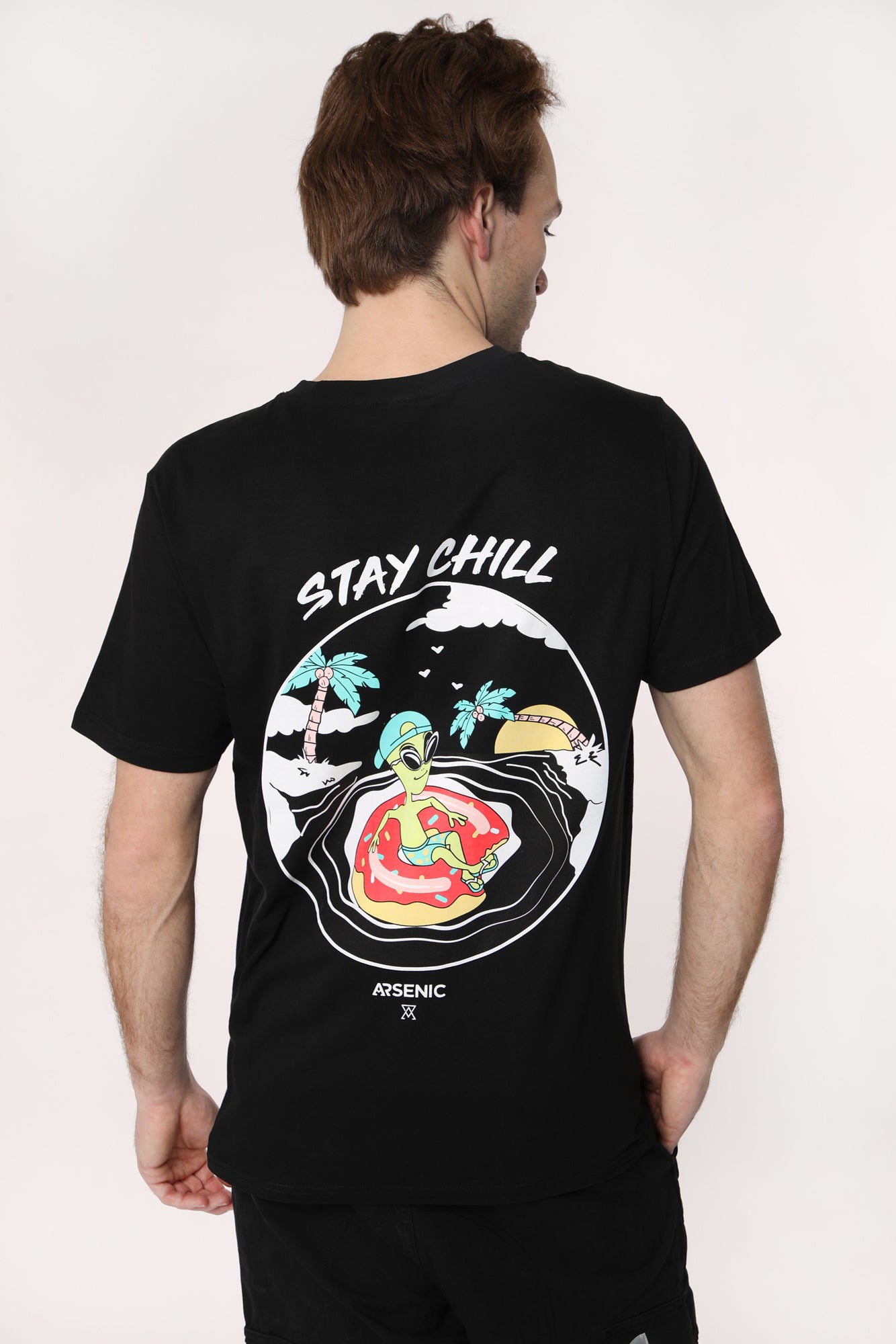 Arsenic Mens Stay Chill T-Shirt - Black /