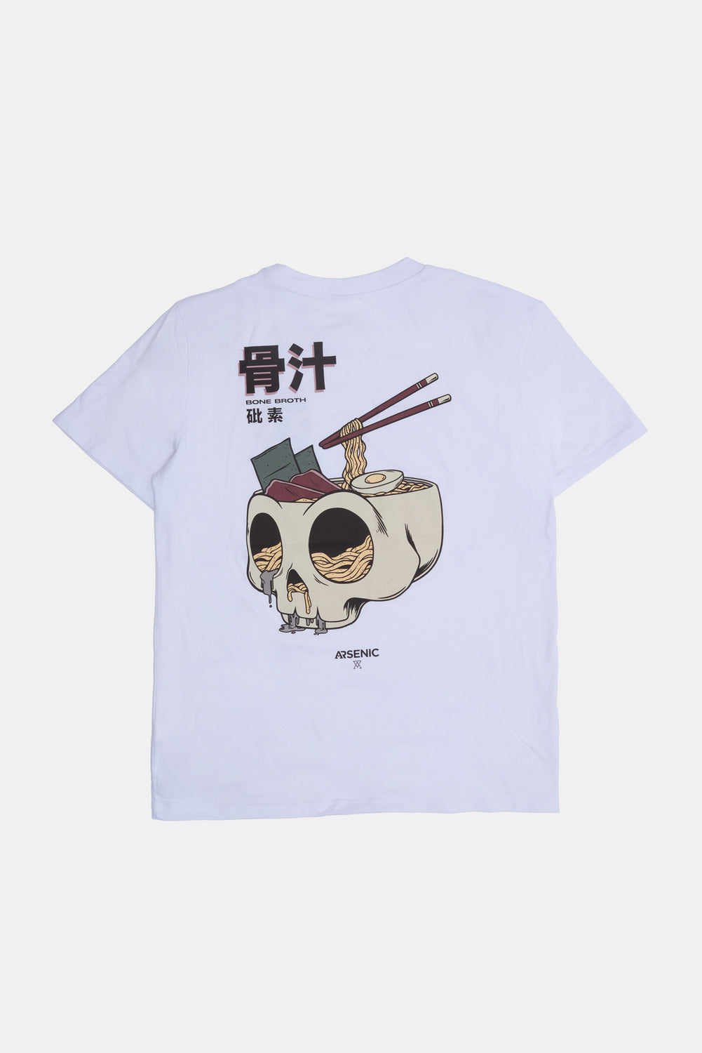 Arsenic Mens Ramen Skull T-Shirt Arsenic Mens Ramen Skull T-Shirt