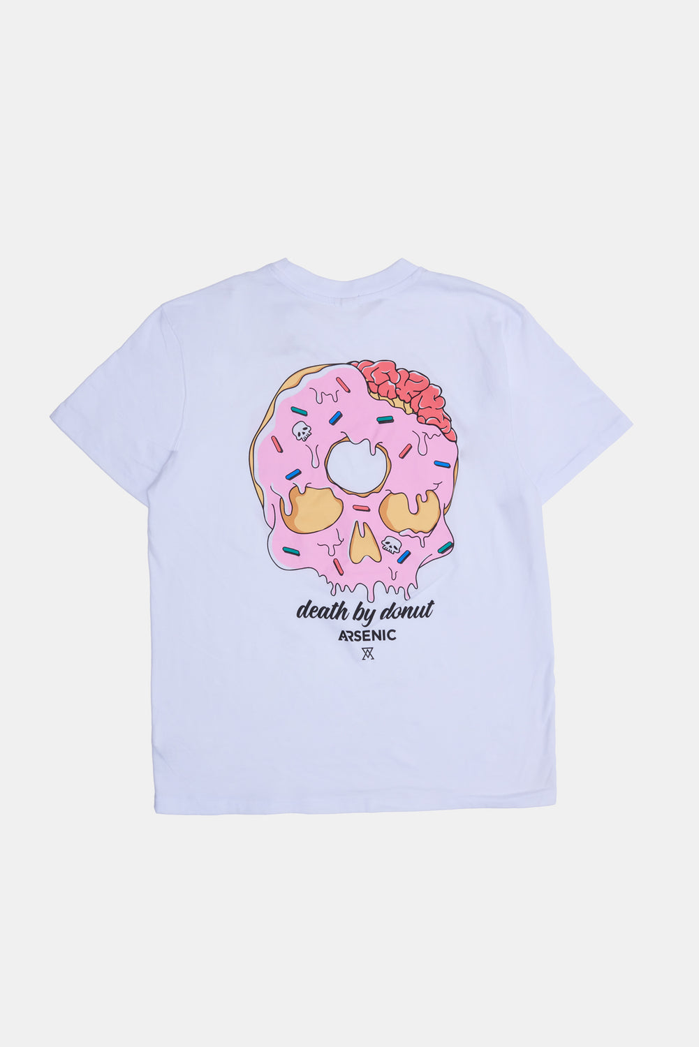 Arsenic Mens Death By Donut T-Shirt Arsenic Mens Death By Donut T-Shirt