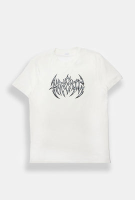 T-shirt imprimé logo gothique Arsenic
