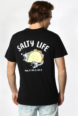 T-Shirt Imprimé Salty Life Death Valley Homme