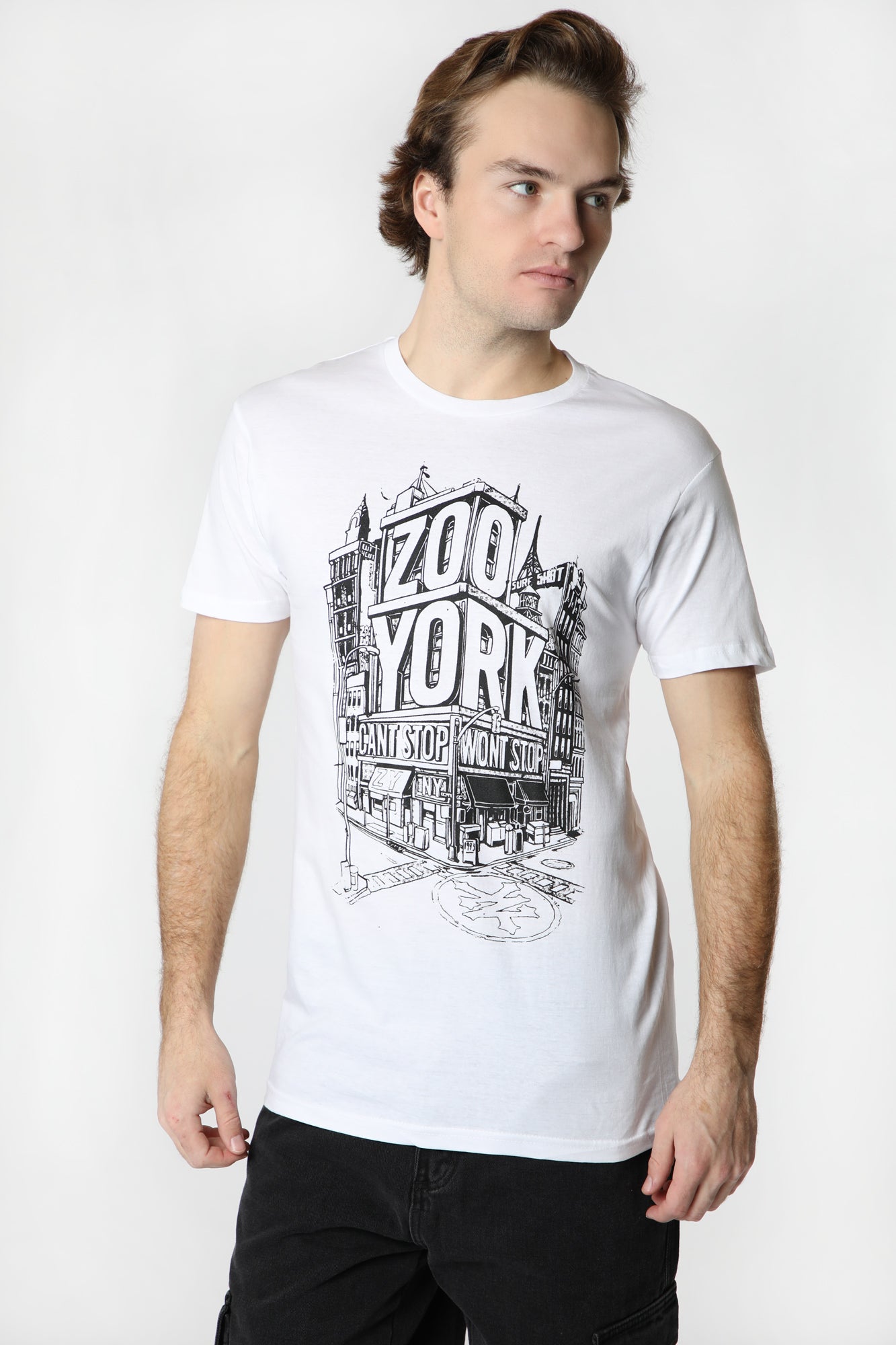 Zoo York Mens Unbreakable T-Shirt - White /