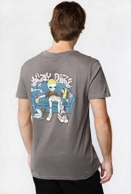 T-Shirt Imprimé Lazy Daze West49 Homme
