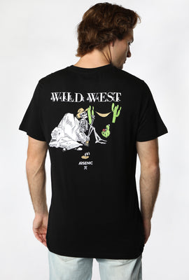 T-Shirt Imprimé Wild West Arsenic Homme